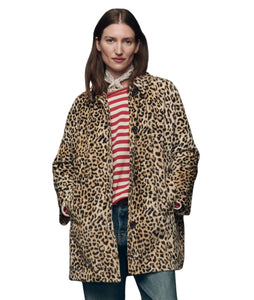 The Car Coat- Vintage Leopard