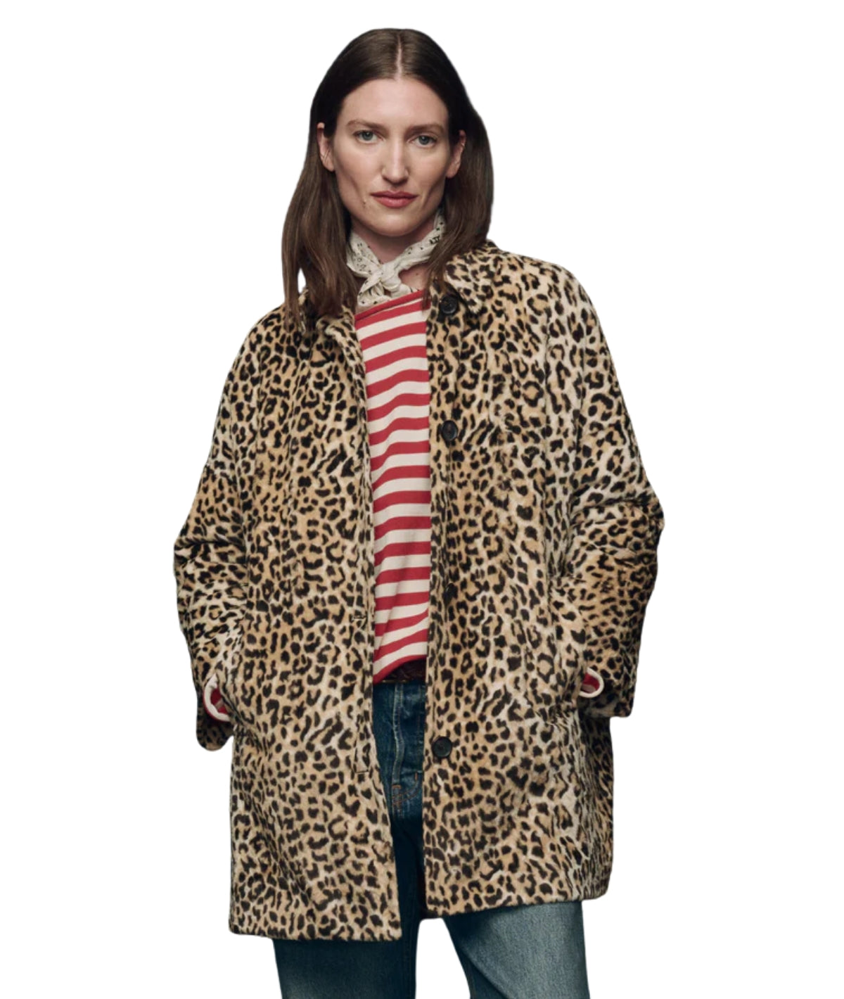 The Car Coat- Vintage Leopard