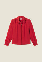 Kinsley Blouse- Crimson Check