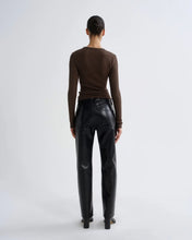 Lana Recycled Leather- Detox Black