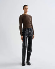Lana Recycled Leather- Detox Black