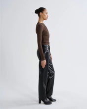 Lana Recycled Leather- Detox Black
