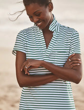 Lauren Polo Dress- Green & White Stripe