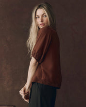 The Short Sleeve Legacy Top- Chocolate