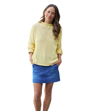Monterey Pointelle Sweater- Lemon