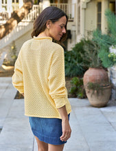 Monterey Pointelle Sweater- Lemon