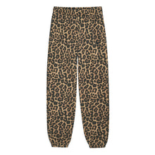 Karter Jogger Framed Monogram- Black and Brown Leopard