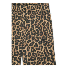 Karter Jogger Framed Monogram- Black and Brown Leopard