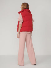 Lilah Cord Puffer Gilet- Pink Begonia