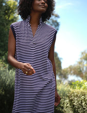 Mini Lily Polo Dress- Yacht Stripe