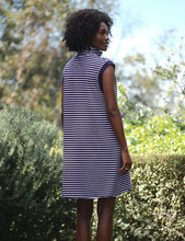 Mini Lily Polo Dress- Yacht Stripe