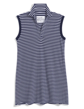 Mini Lily Polo Dress- Yacht Stripe