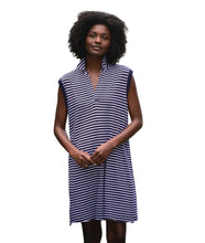 Mini Lily Polo Dress- Yacht Stripe