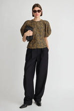 Lino Top- Leo Floral Midnight