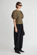 Lino Top- Leo Floral Midnight