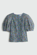 Lino Top- Cloud Cottage Floral