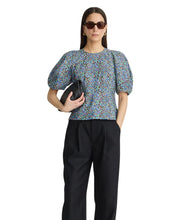 Lino Top- Cloud Cottage Floral