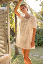 Liza Dress- Shell Schiffli
