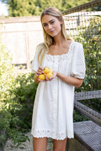 Liza Dress- Shell Schiffli