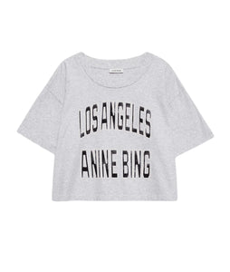 Johnny Cropped Tee- Grey