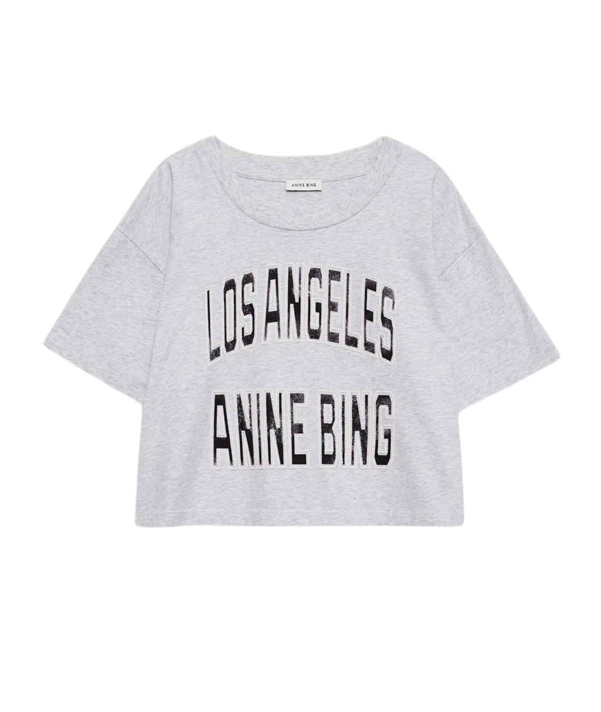 Johnny Cropped Tee- Grey