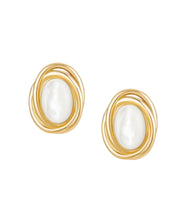 Lottie Statement Studs- Mother of Pearl