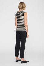 Lowen Sweater Tank- Black and Ivory Stripe