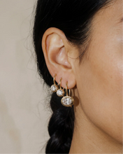 Lucia Oval French Hook Earrings