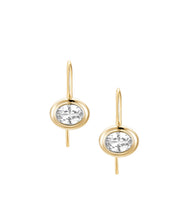 Lucia Oval French Hook Earrings