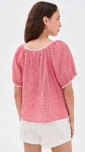 Maisie Top- Cherry Red
