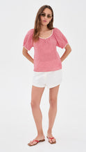 Maisie Top- Cherry Red