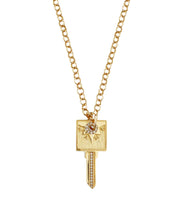 Mama Compass Key Necklace