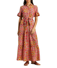 Martine Dress- Botanic Tile