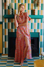 Martine Dress- Botanic Tile