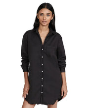 Classic Mary Shirtdress- Dark Blackout