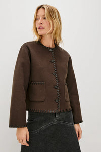 Melanie Jacket- Dark Brown