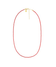Merit Gemstone Necklace- Red Coral