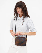 Midi Sac- Leather & Suede Woven Checker