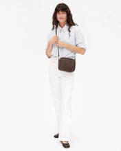 Midi Sac- Leather & Suede Woven Checker