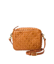 Midi Sac Medium Woven Diagonal- Natural