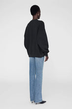 Miles Sweatshirt Chenille Signature- Black