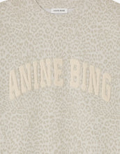 Miles Sweatshirt- Washed White Leopard