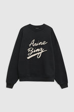Miles Sweatshirt Chenille Signature- Black