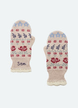 Preston Knit Mittens- Cream