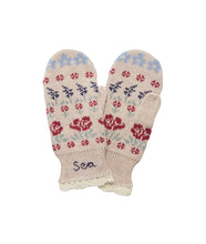 Preston Knit Mittens- Cream