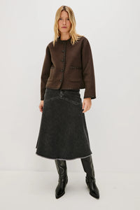 Melanie Jacket- Dark Brown
