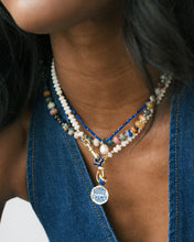 Sonia Gemstone Necklace- Coconut