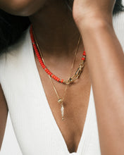 Sonia Gemstone Necklace- Papaya