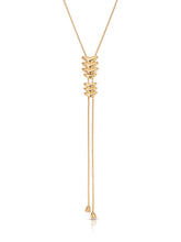 Metal Moderna Bolo Necklace