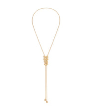 Metal Moderna Bolo Necklace